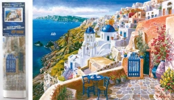 Malowanie diamentowe Santorini 30 × 40 cm