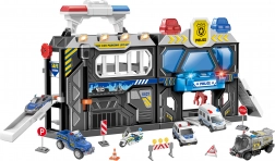 przenośna stacja policyjna ze świetlnymi i dźwiękowymi efektami