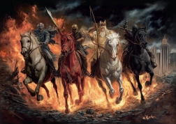 Puzzle Czterej jeźdźcy Apokalipsy 1000 elementów