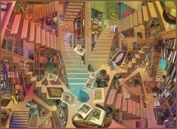 Puzzle Biblioteka 1000 elementów od Anatolian