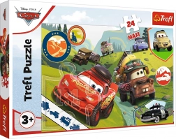 Puzzle 24 Maxi Wesołe auta Disney Cars 3