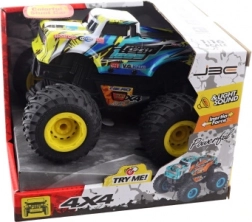 jeep na baterie z dużymi kołami i dźwiękami