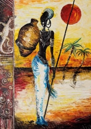 Puzzle Afrykanka 1000 elementów MAGNOLIA