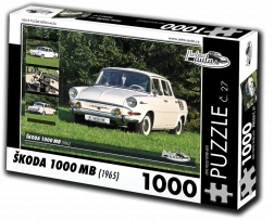 Puzzle RETRO-AUTA Škoda 1000 MB (1965) – 1000 elementów