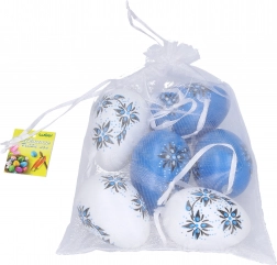 Jajka dekoracyjne plastikowe mix