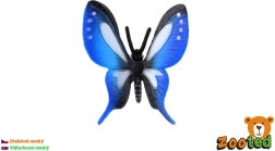 Figurka tropikalnego niebieskiego motyla Papilio Zooted - 1 sztuka