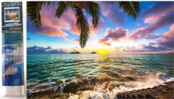 Diamentowe malowanie – zachód słońca w raju 30 × 40 cm
