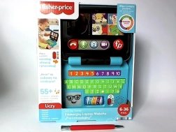 Fisher-Price Ucz się i śmiej! edukacyjny laptop dla maluchów Porozmawiajmy