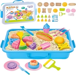 Woopie Piasek Kinetyczny 1,2 kg Restauracja Stolik z Foremkami