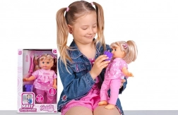 Lalka NATALIA Czyścioszka mówiąca 33 cm