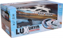 Nadmuchiwana jachta RC 37 cm z pilotem zdalnego sterowania