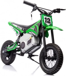 dziecięcy elektryczny motocykl crossowy 36 V zielony
