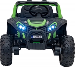 Dziecięce elektryczne auto Buggy UTV 2000M Racing Zielone