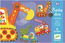 Puzzle Duo Autka w ruchu