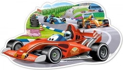 Dziecięce puzzle 12 elementów MAXI – RACING BOLIDE (CASTORLAND)