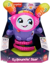 Fisher-Price DJ skacząca gwiazda – interaktywna muzyczna zabawka dla dzieci
