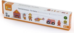 Viga Drewniany zestaw Strażacka stacja