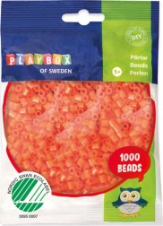 Koralki do zaprasowywania - pomarańczowe