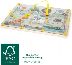 Magnetyczny labirynt Safari small foot