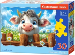 Castorland puzzle Piękna krówka 30 elementów