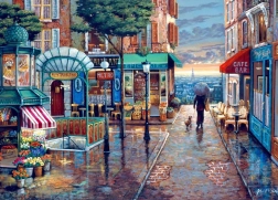 Puzzle deszczowy dzienny spacer 500 elementów