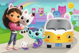 Puzzle Koci Domek Gabi – Gabi i kocie przygody 60 elementów