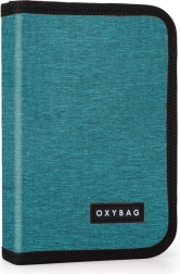 Piórnik szkolny z 2 skrzydełkami UNICOLOR green