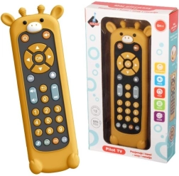 Muzyczny dziecięcy pilot do TV Żyrafka z silikonową osłoną