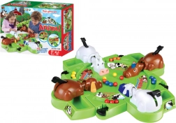 Zręcznościowa gra stołowa GŁODNE ZWIERZĄTKA – farma i kulki