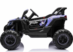 Dziecięcy elektryczny samochód buggy 4x4 KUROMI – fioletowy
