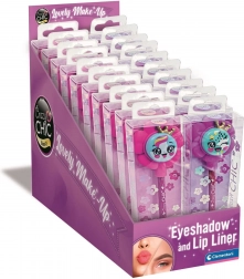 Crazy Chic kwiatowe cienie do powiek i kredka od Clementoni (mix)