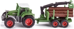 Siku Farmer traktor z leśną przyczepą – metalowy model