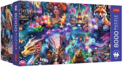 Puzzle Trefl Premium Plus Kolorowy świat 8000 elementów