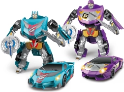Autorobot z mieczem - Transformujące się sportowe auto