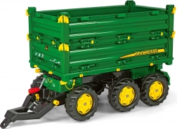 rolly toys wywrotna przyczepa john deere z 3 osiami