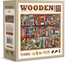 WOODEN CITY Drewniane puzzle Muzealna półka 1010 elementów