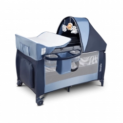 Łóżeczko turystyczne Sven Plus od Lionelo – Niebieski