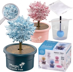 Naukowy zestaw do hodowli kryształów – magiczne drzewko szczęścia z kryształów
