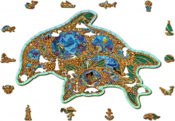 Drewniane puzzle WOODEN CITY Klejnoty morza – 250 elementów, eko