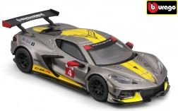 metalowy model 1:43 chevrolet corvette c8.r 2020 – bburago
