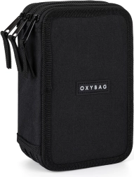 Piórnik trzykomorowy UNICOLOR czarny