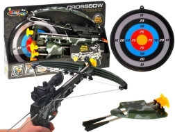 Dziecięca kusza z laserowym celownikiem i tarczą