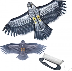 Latawiec w kształcie orła 150 × 70 cm z kołowrotkiem i 100 m linką