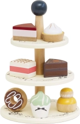 Le Toy Van trójpoziomowy drewniany stojak na ciasta