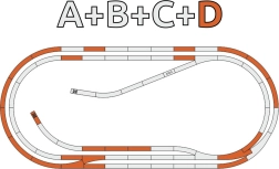 Zestaw Torów ROCO GeoLine D z Podkładem