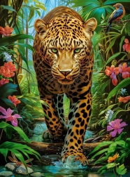 Puzzle Leopard na wolności od Castorland, 2000 elementów