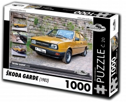 Puzzle RETRO-AUTA Škoda Garde 1000 elementów