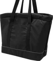 Torba do wózka Baby Mix Lux czarna z elementami odblaskowymi
