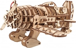 Drewniane mechaniczne puzzle Samolot Mad Hornet 3D od Ugears