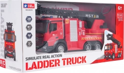 RC wóz strażacki z wysuwaną drabiną i mgłą wodną 2,4 GHz